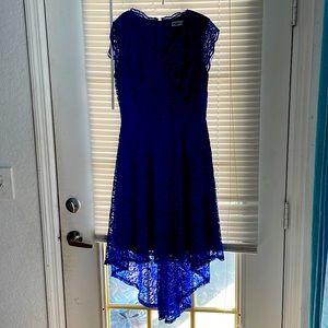 Womens royal blue long dress